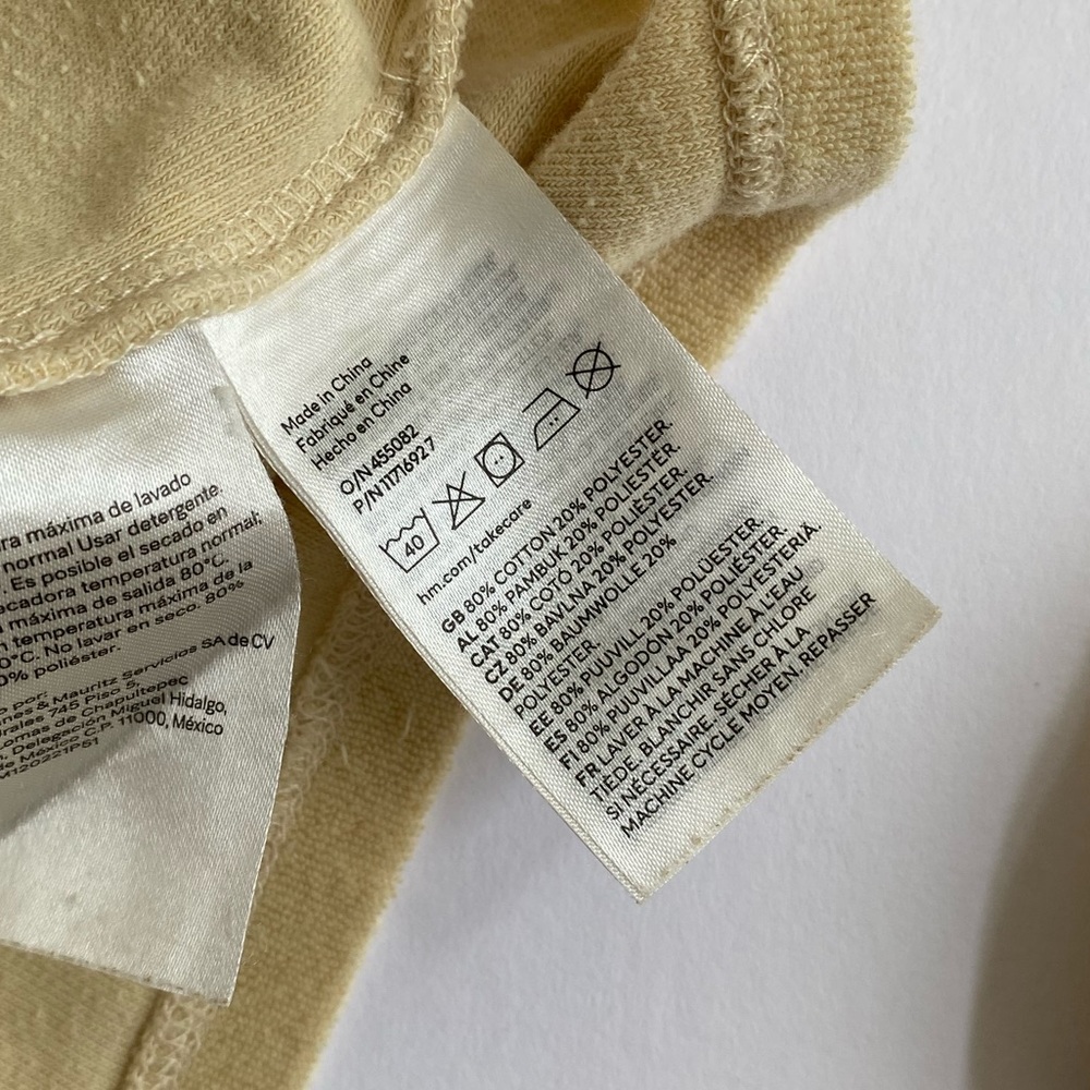H&M Yellow Terry Set - Picture 7 of 7